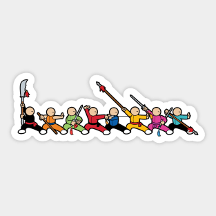 MiniFu: Full Wushu lineup Sticker